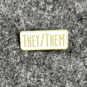 Gold Rectangular Pin